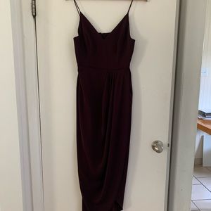 Shona Joy deep purple dress